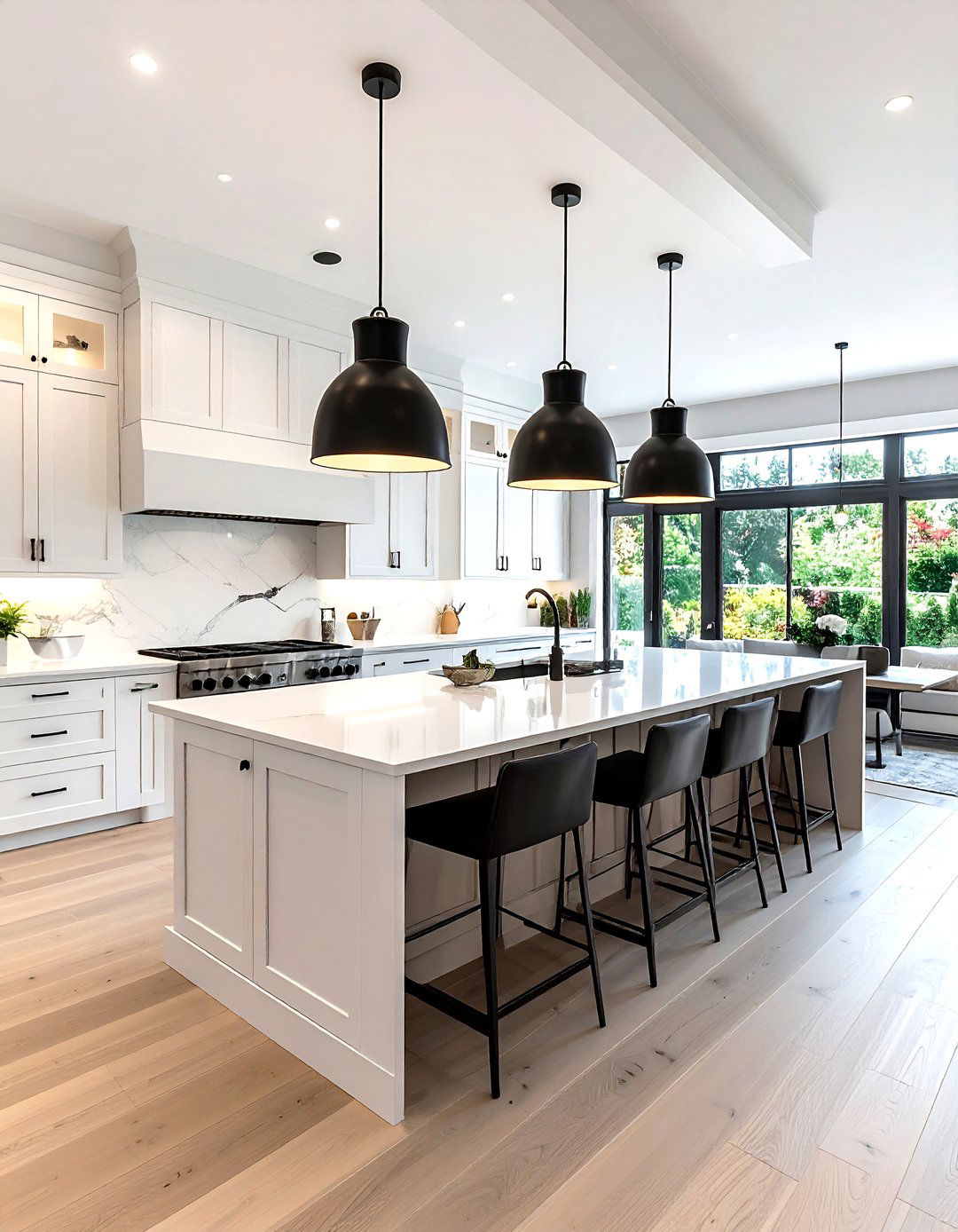 Double island lighting - 30 kitchen lighting design