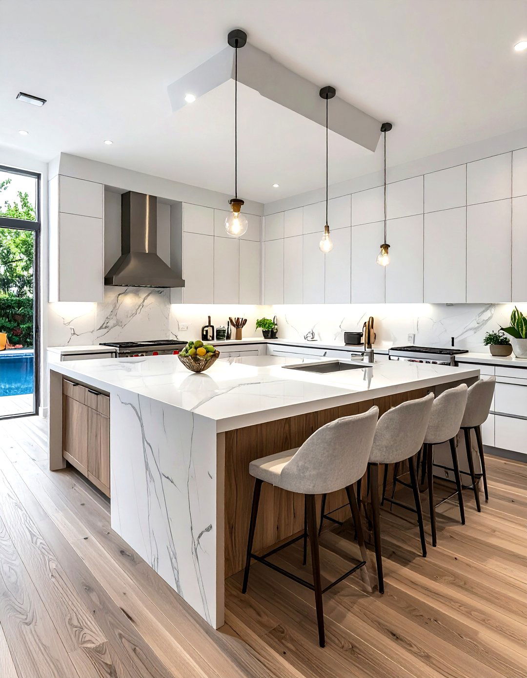 Double kitchen island - 30 ideal kitchen ideas