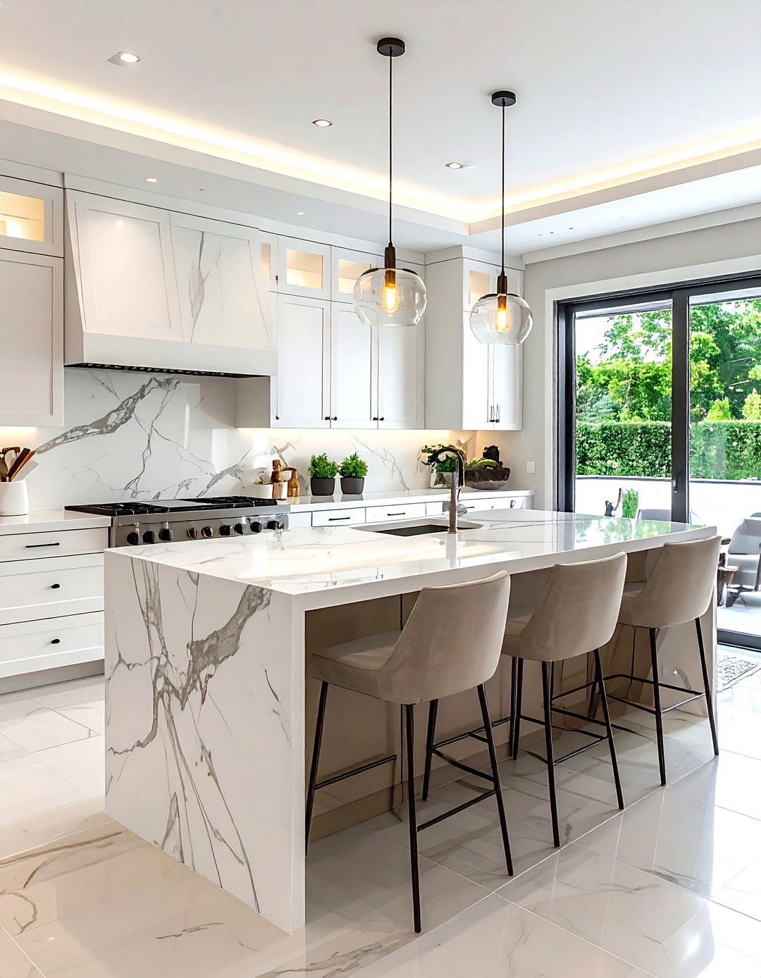 Double kitchen island - 30 new home kitchen ideas