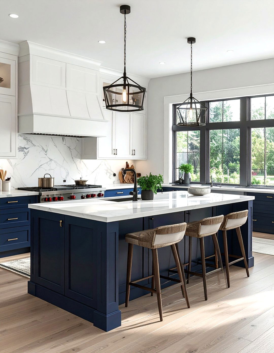 Double kitchen island layout - 30 dream kitchen ideas