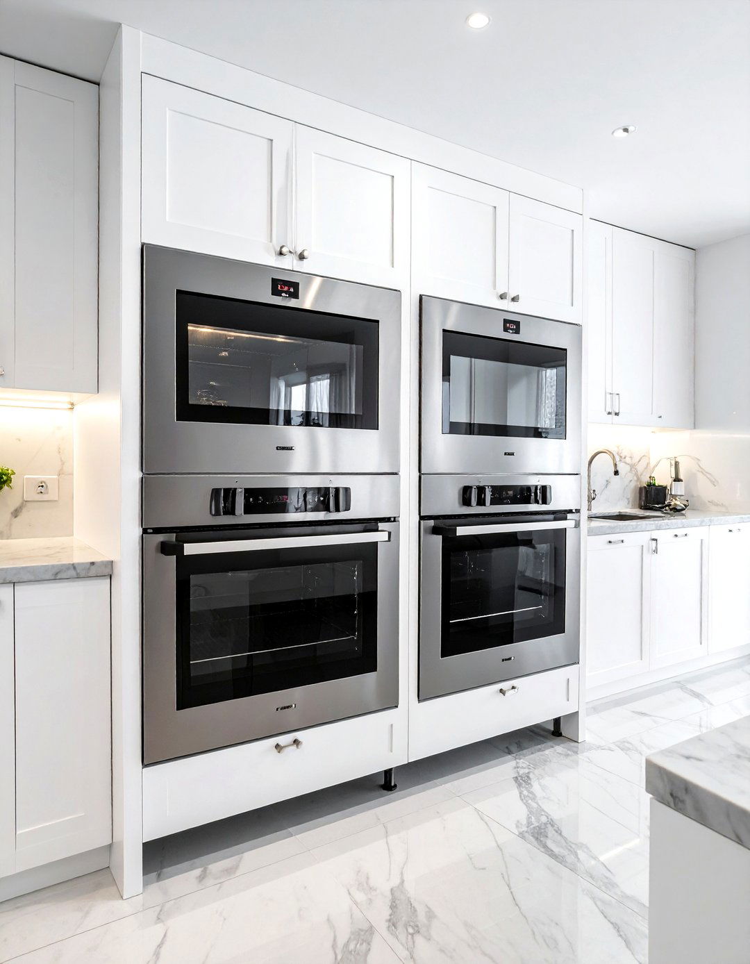 Double oven wall - 30 kitchen catering kitchen ideas