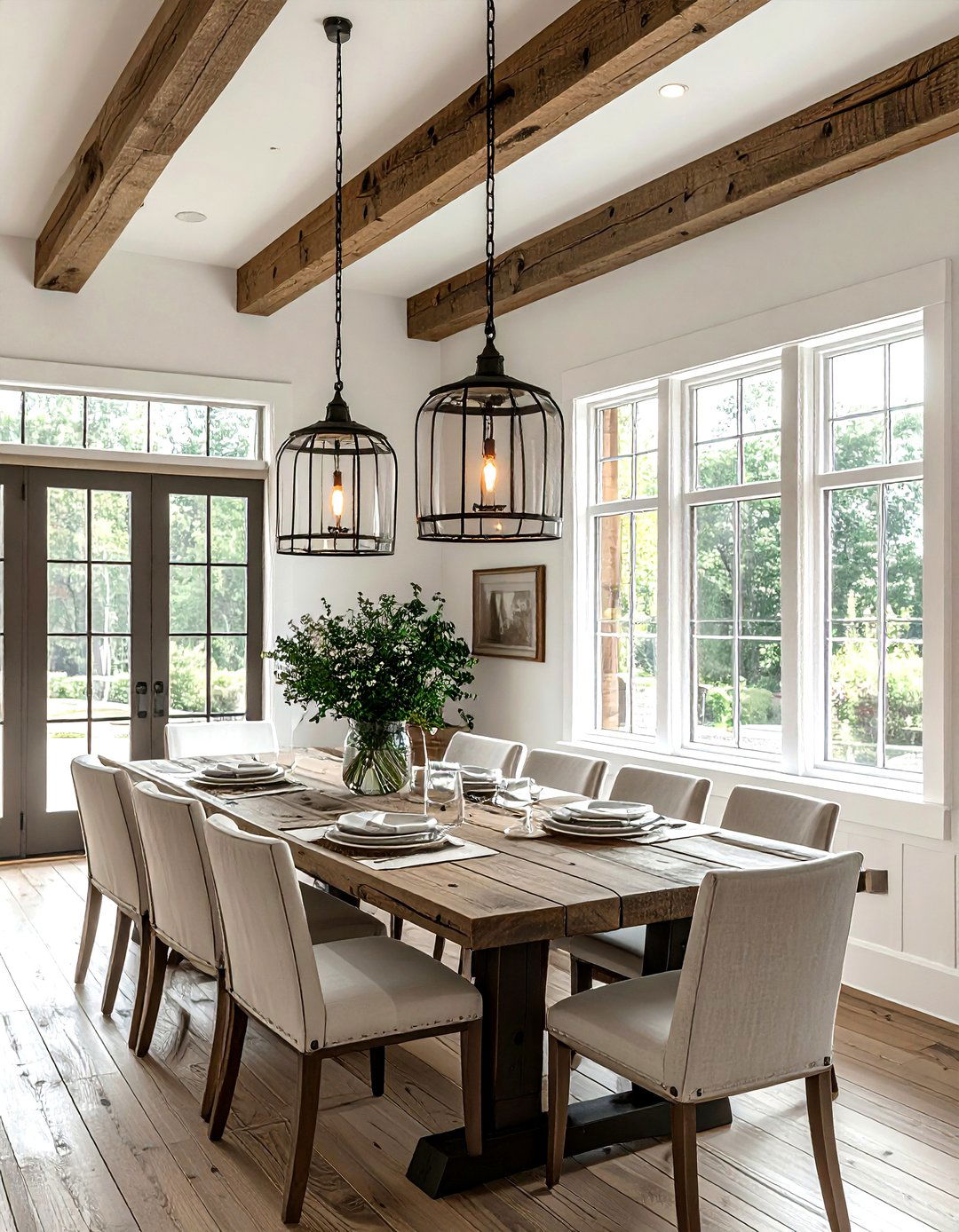 Double pendant light for dining room - 30 dining room accent lighting ideas