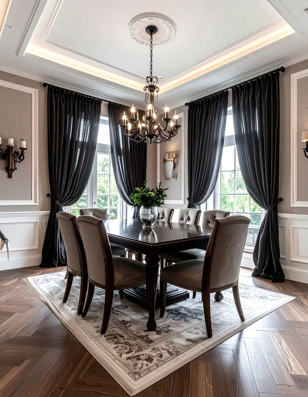 Double rod blackout curtains - 30 blackout curtain ideas