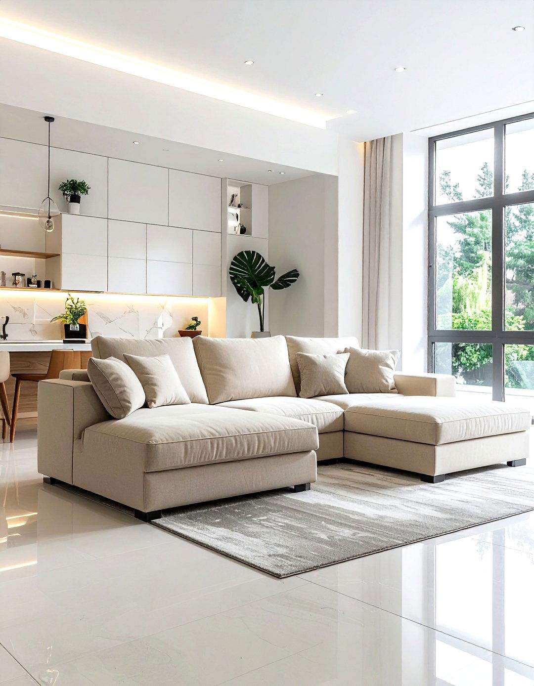 Double sided modular sofa - 30 modular sofa living room ideas