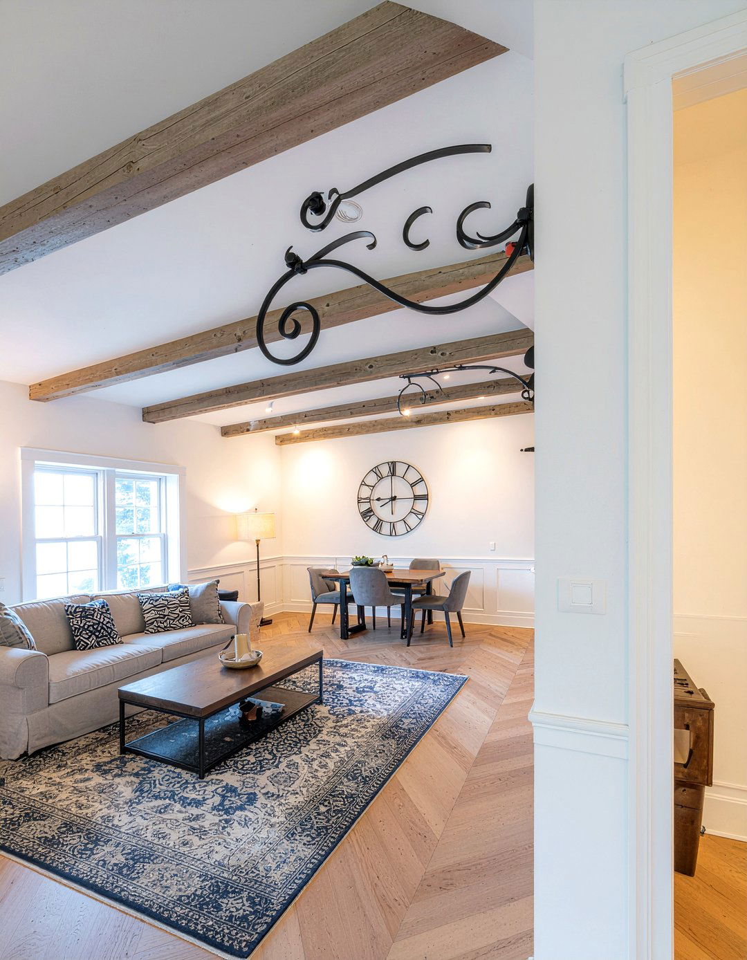 Double sided wall clock - 30 living room wall clocks