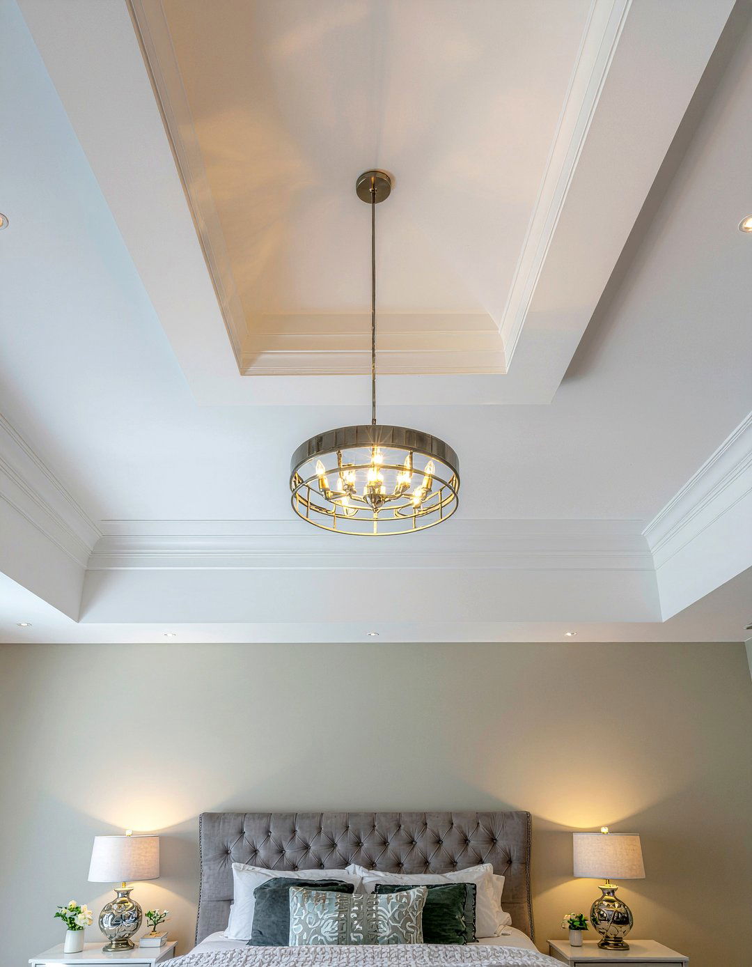 Double tray ceiling - 30 bedroom tray ceiling ideas