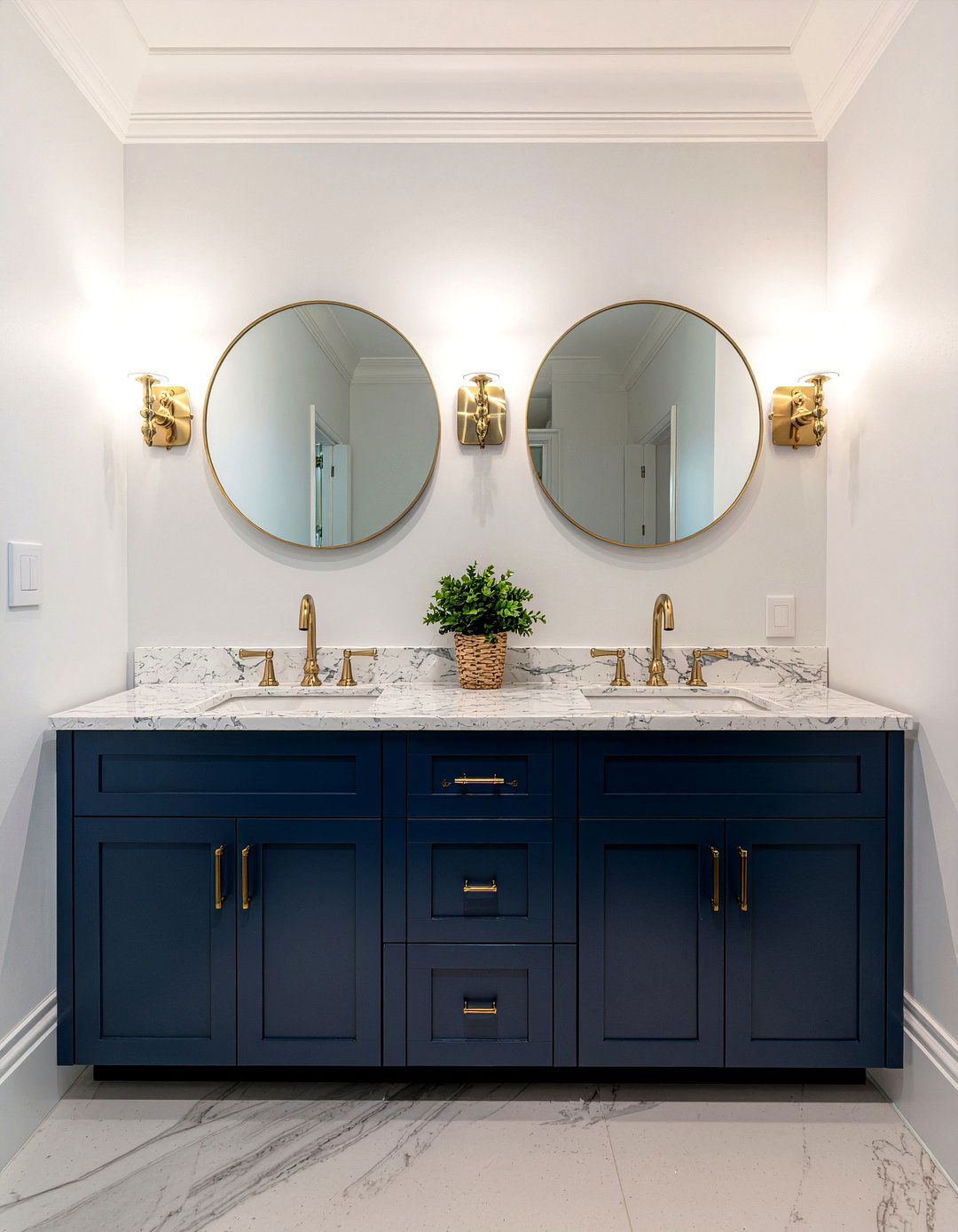Double vanity - 30 bathroom gut renovation ideas