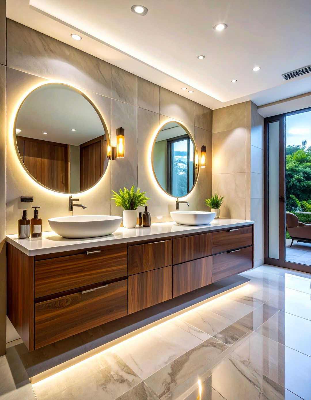 Double vanity bathroom - 30 celebrity bathroom ideas