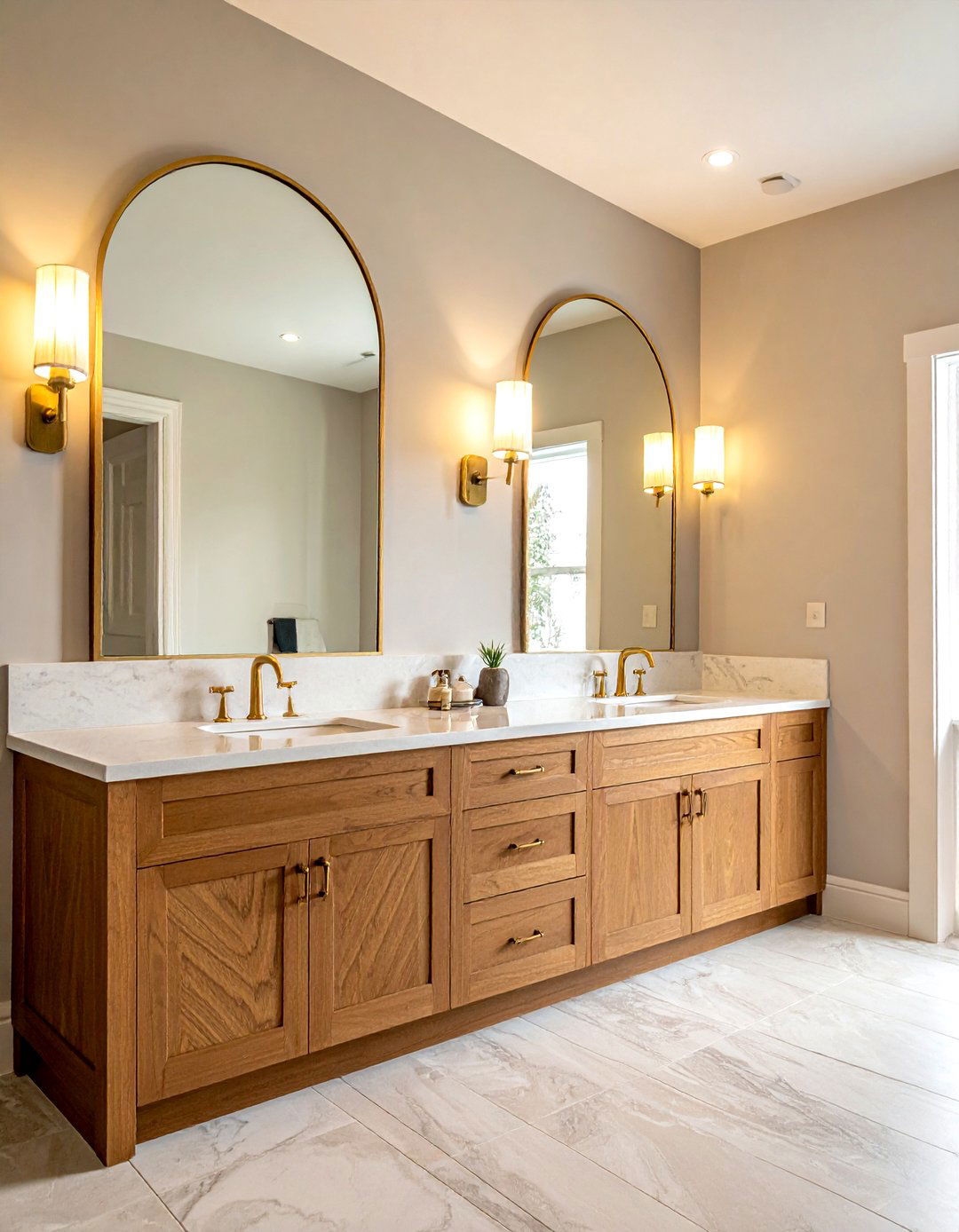 Double vanity floor plan - 30 bathroom reconfiguration ideas