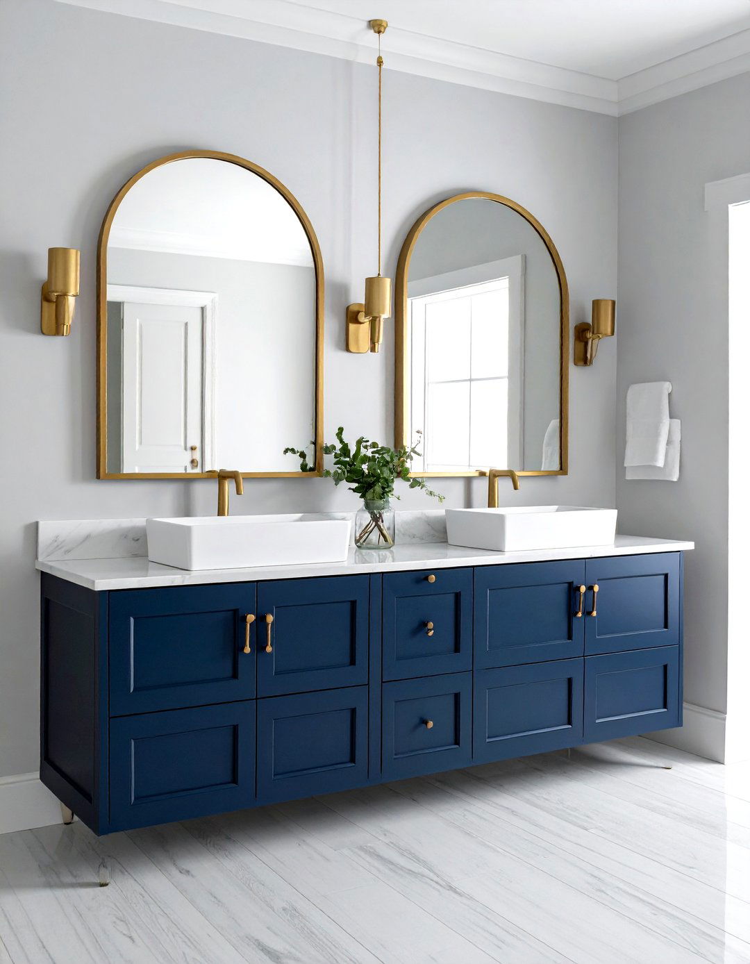 Double vanity makeover - 30 bathroom renovation before and after