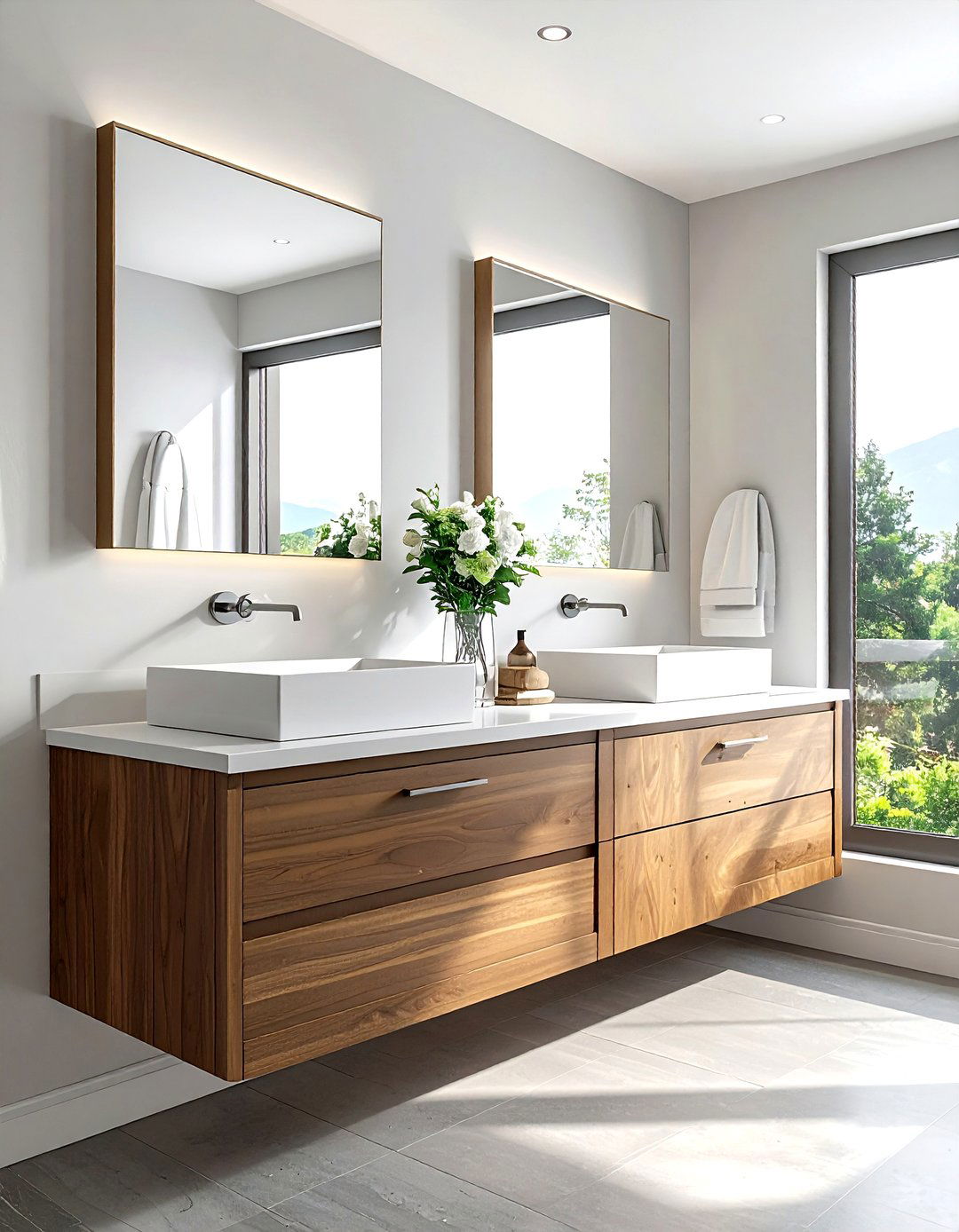 Double vanity sink - 30 parade of homes bathroom ideas