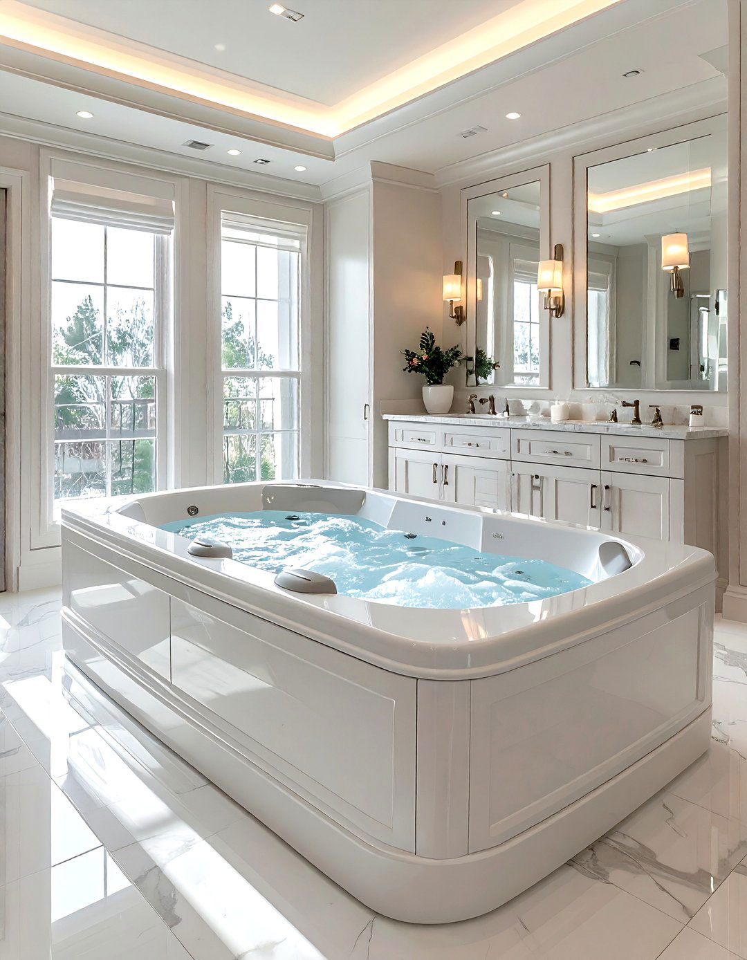 Double whirlpool tub - 30 whirlpool tub ideas