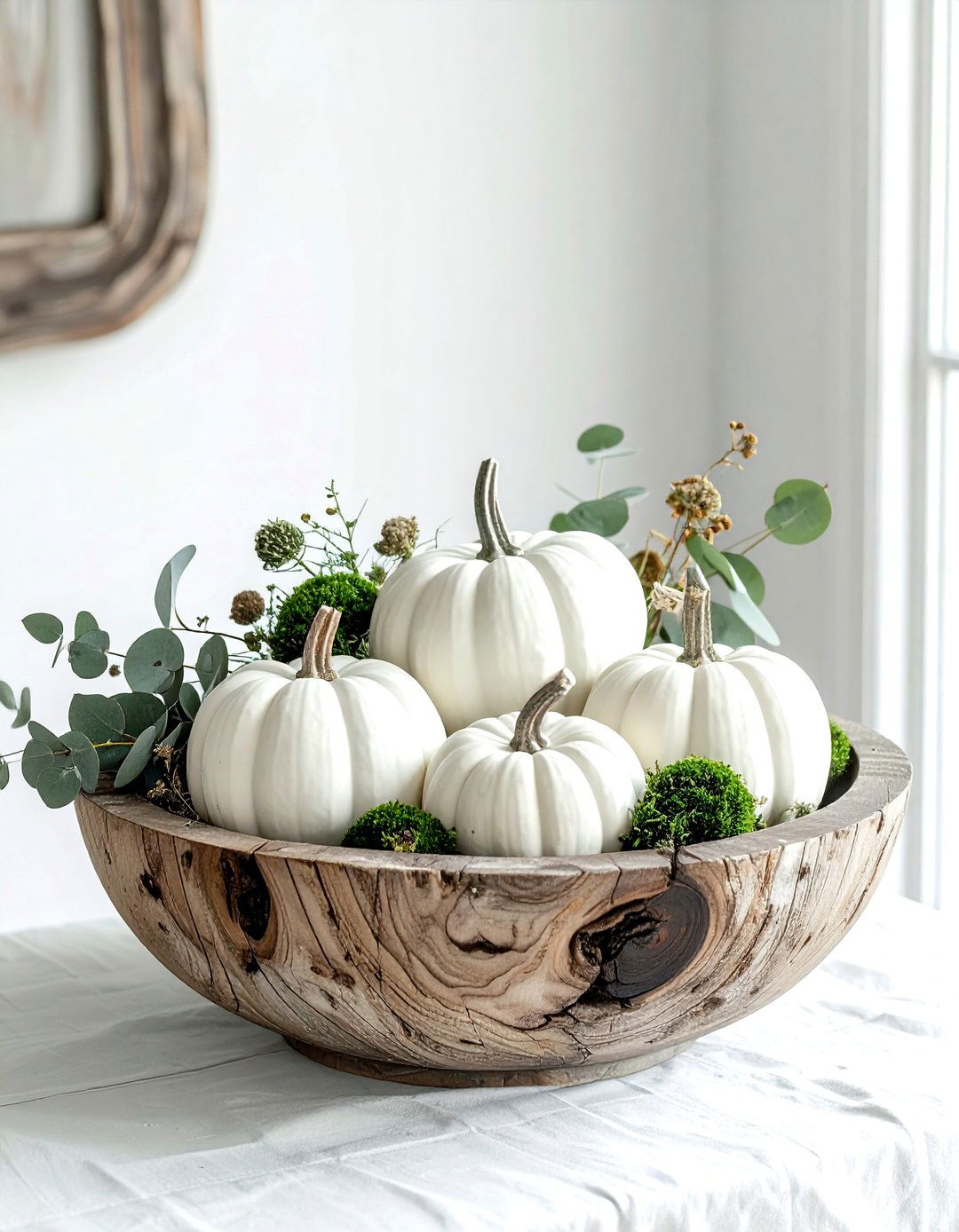 Dough Bowl Centerpiece - 30 bowl centerpiece dining ideas