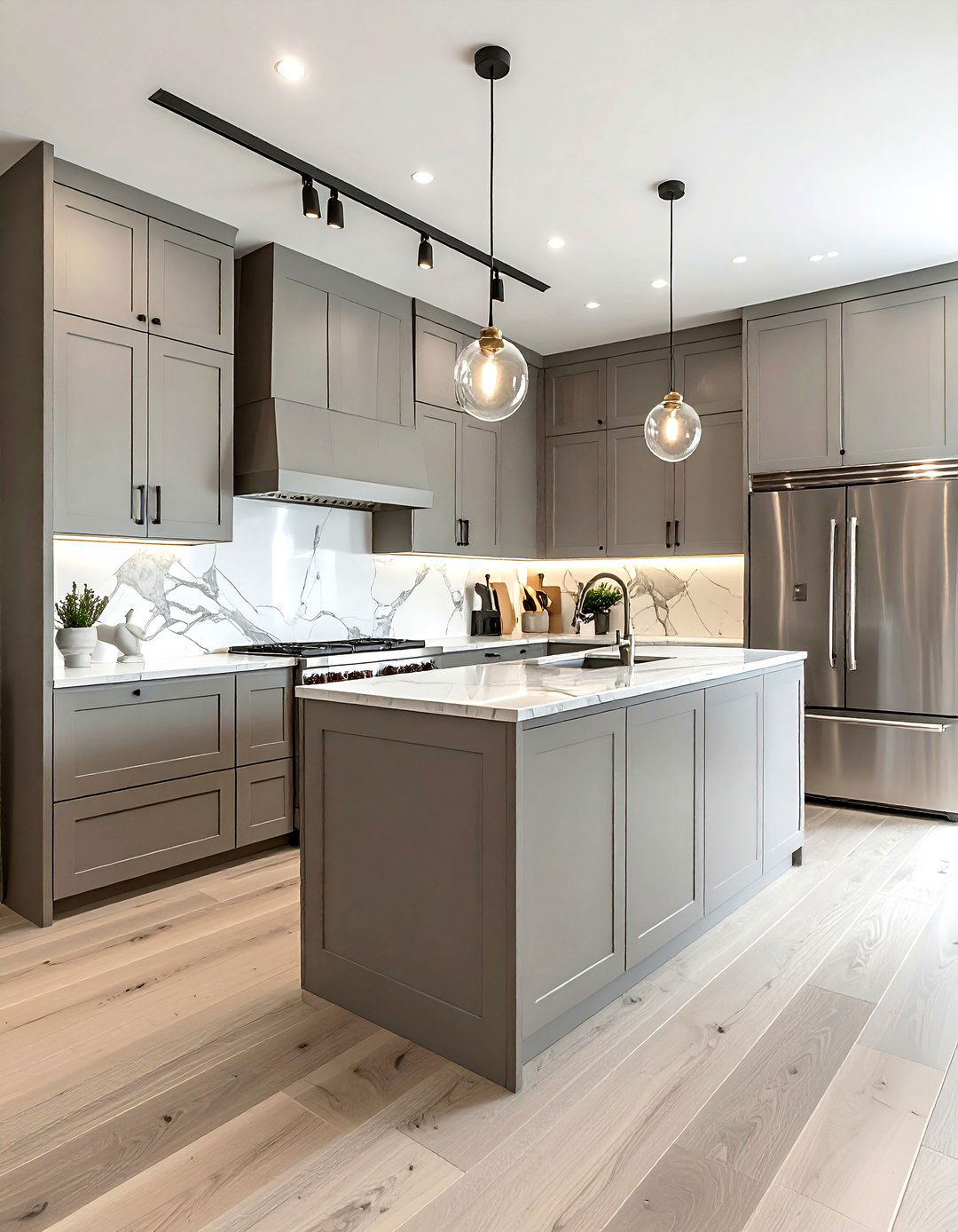 Dove Grey Kitchen Layout - 30 grey kitchen furniture ideas