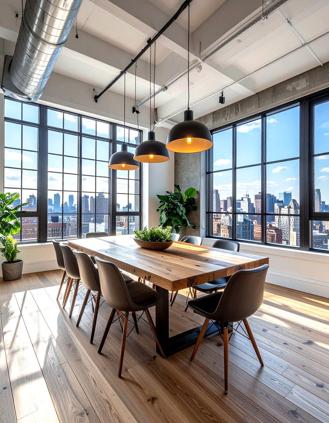 Downtown Loft Dining Room - 30 Nashville dining room ideas