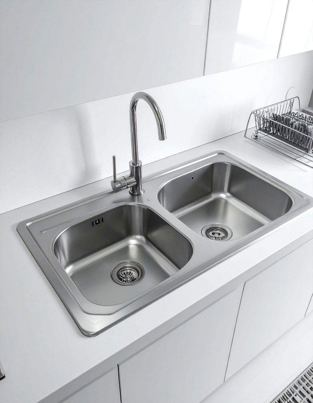 Drainboard Kitchen Double Sink - 30 double bowl sink kitchen ideas