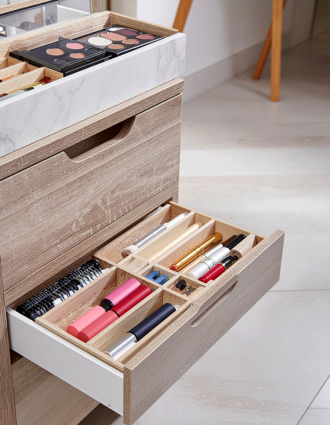 Drawer Divider Insert - 30 bathroom DIY storage ideas