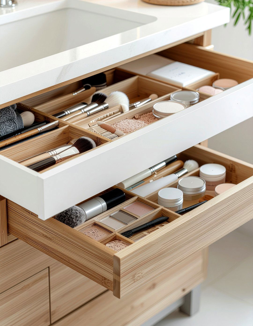 Drawer dividers - 30 bathroom organization ideas