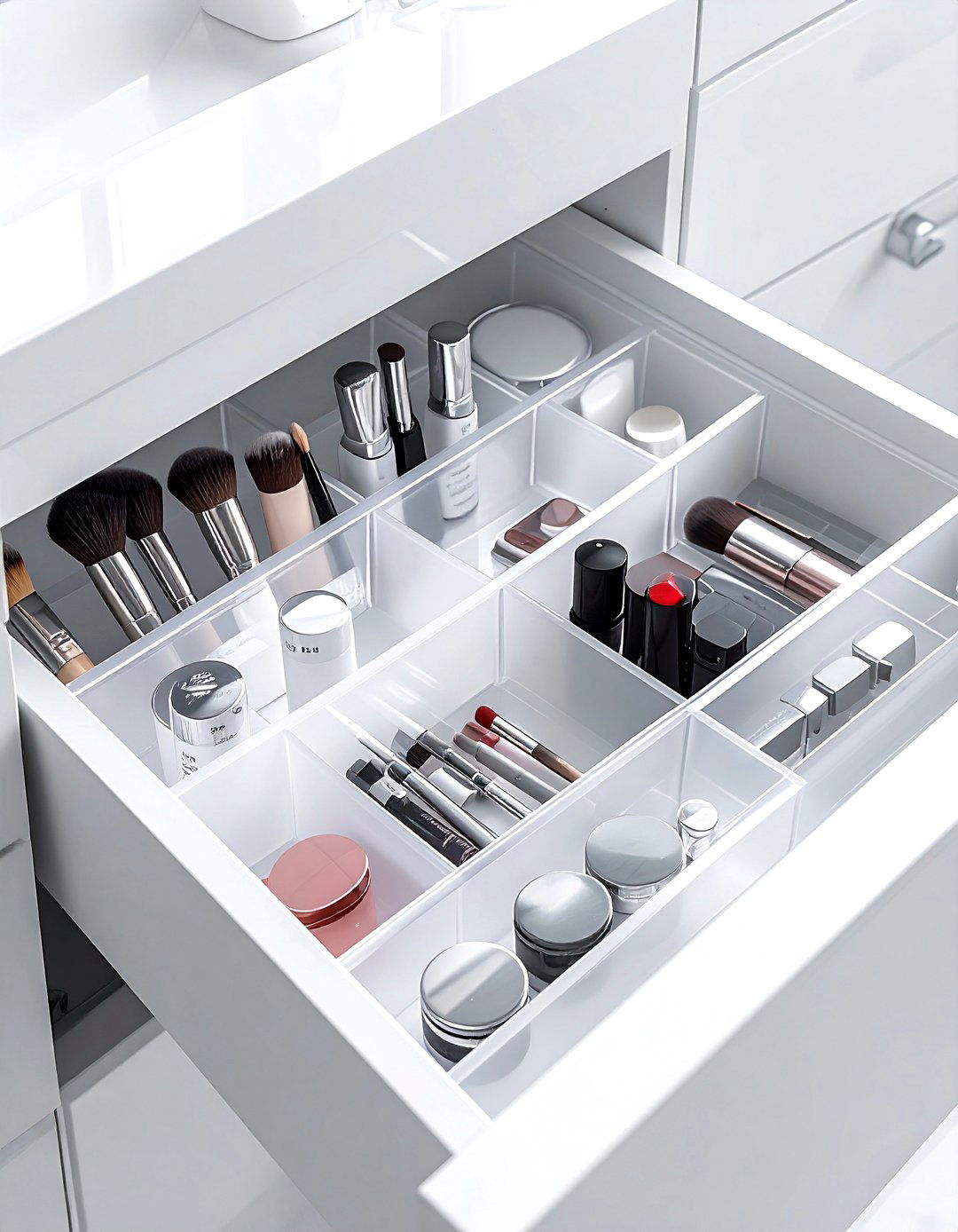 Drawer organizer bin - 30 bathroom storage hacks