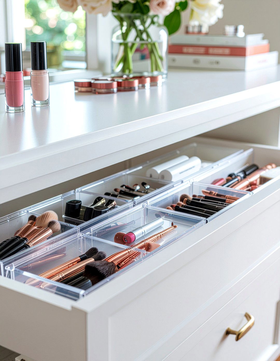 Drawer organizer inserts - 30 bathroom optimization ideas