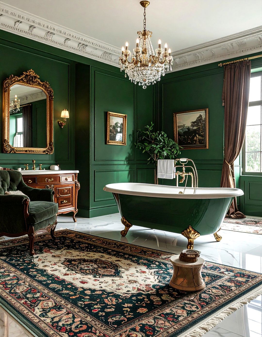 Drayton Traditional Bath - 30 Victoria and Albert bathroom ideas