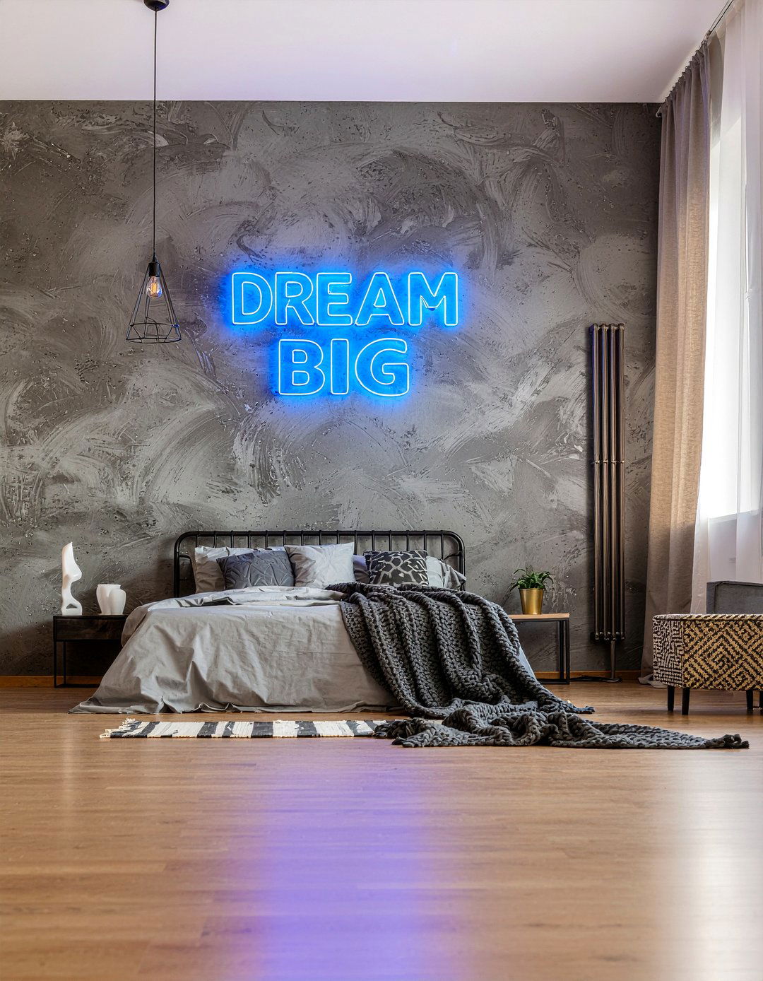 Dream Big Neon Sign - 30 bedroom neon signs