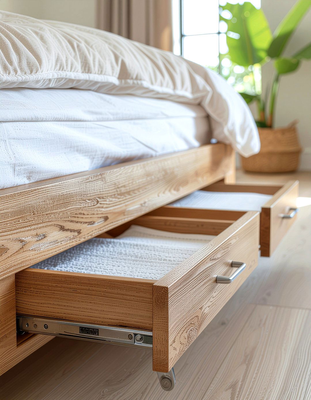 Dresser Drawer Underbed Storage - 30 upcycled bedroom ideas