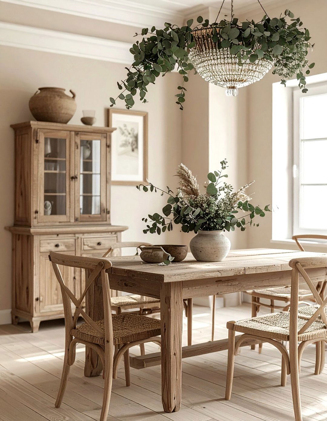 Dried Eucalyptus Arrangement - 30 dining room eucalyptus ideas