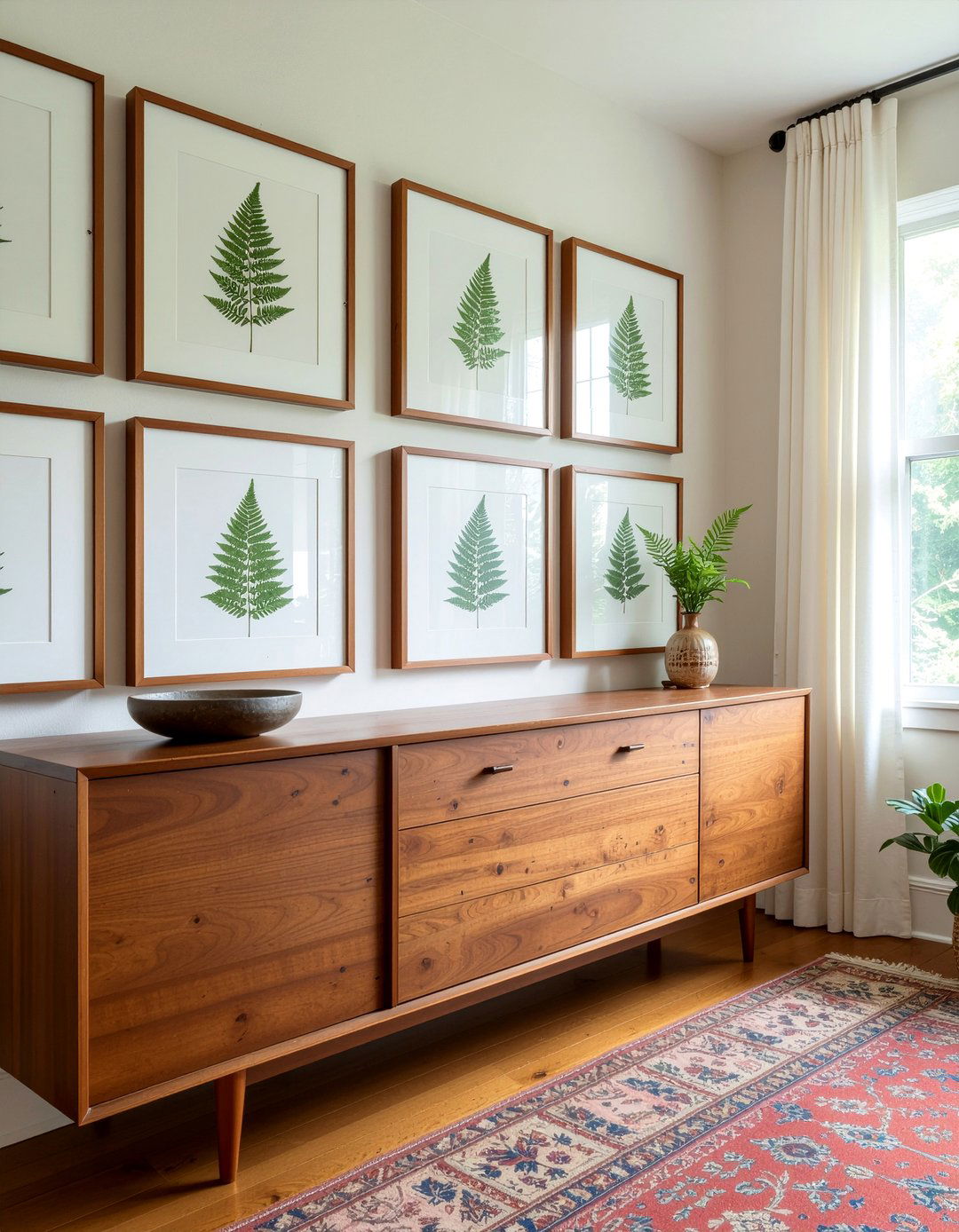 Dried Fern Leaf Frame - 30 living room dried flowers