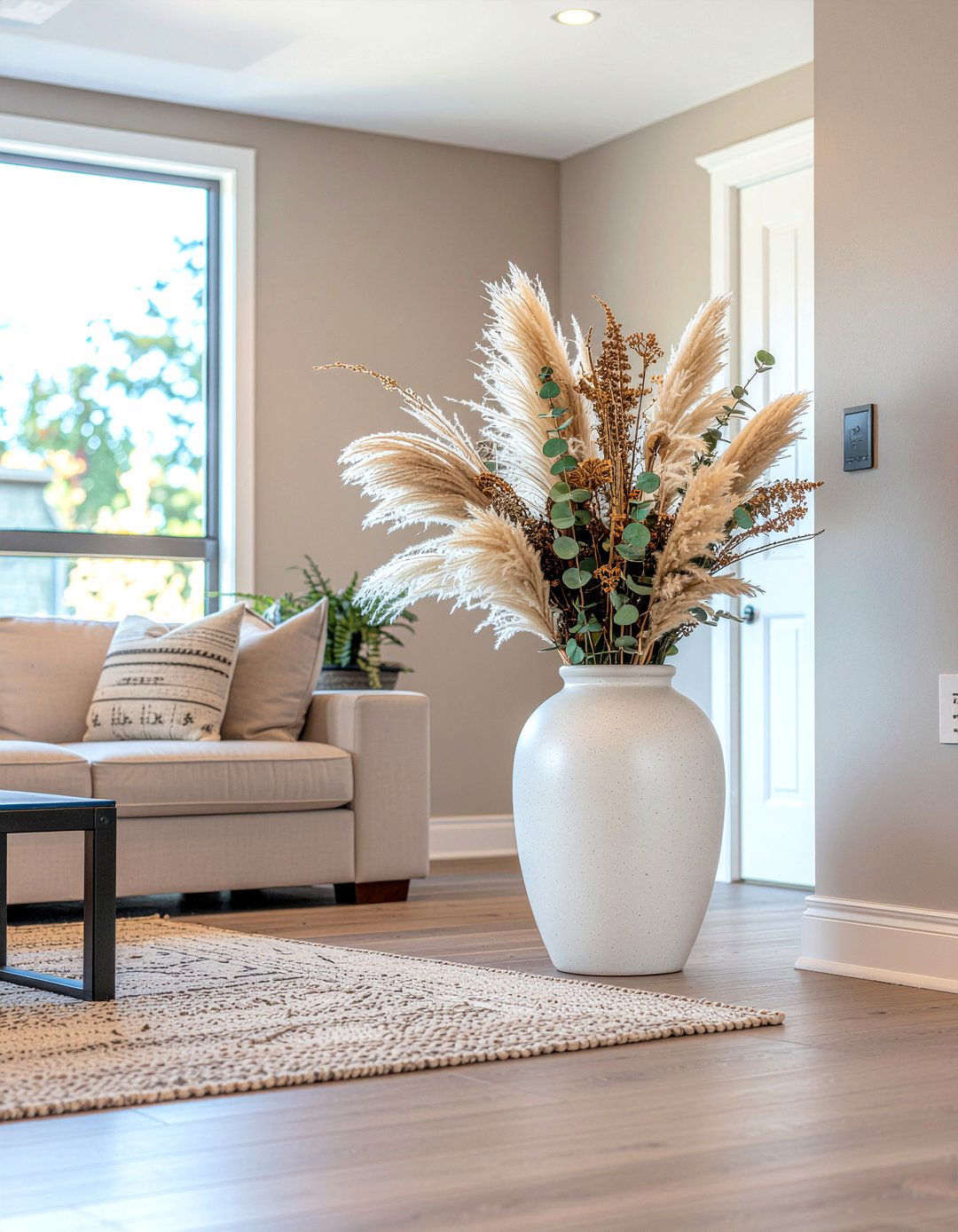 Dried Floral Arrangement - 30 effortless decor ideas