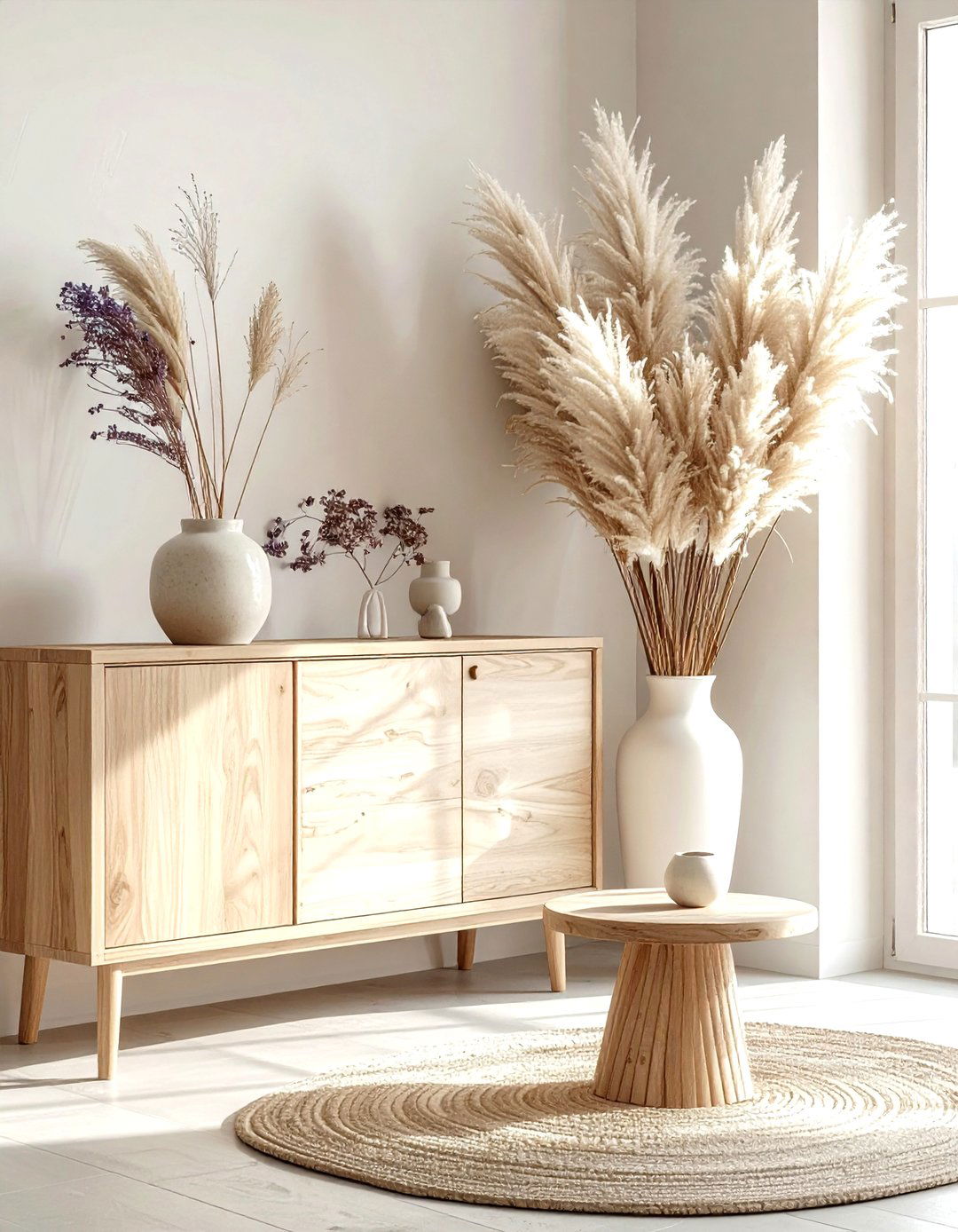 Dried Flower Arrangement - 30 cheap decor ideas