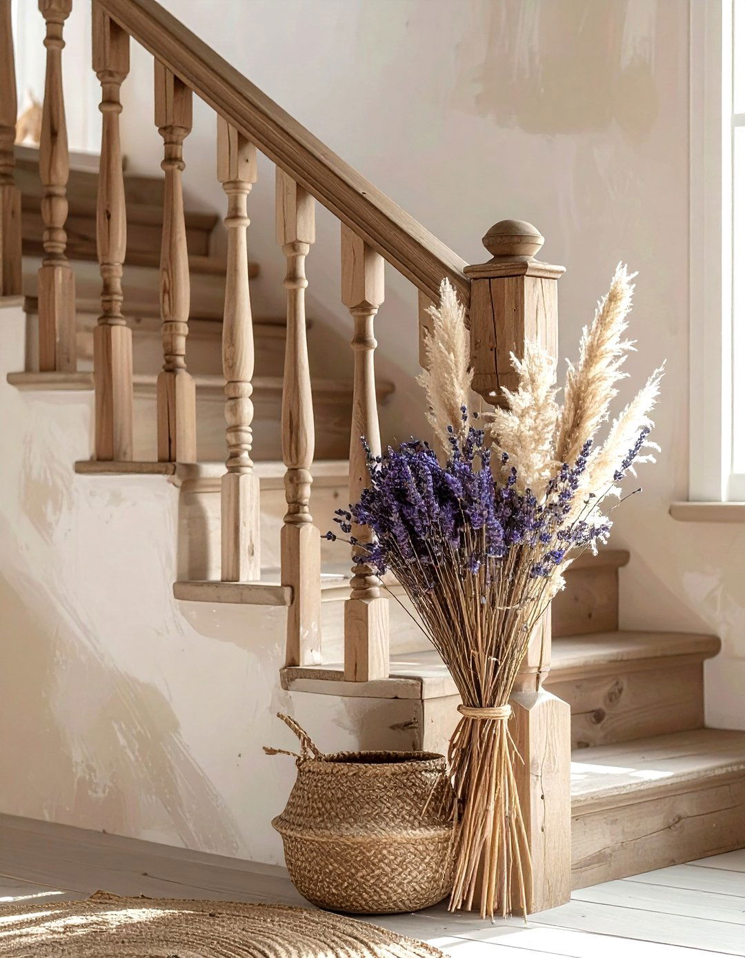 30 Creative Banister Decor Ideas for Every Season and Style