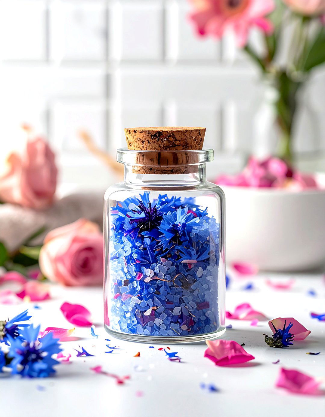 Dried Flower Bath Salts - 30 dried flower ideas