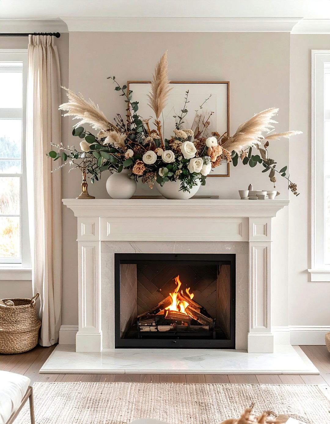 Dried Flower Bouquet - 30 DIY decor ideas