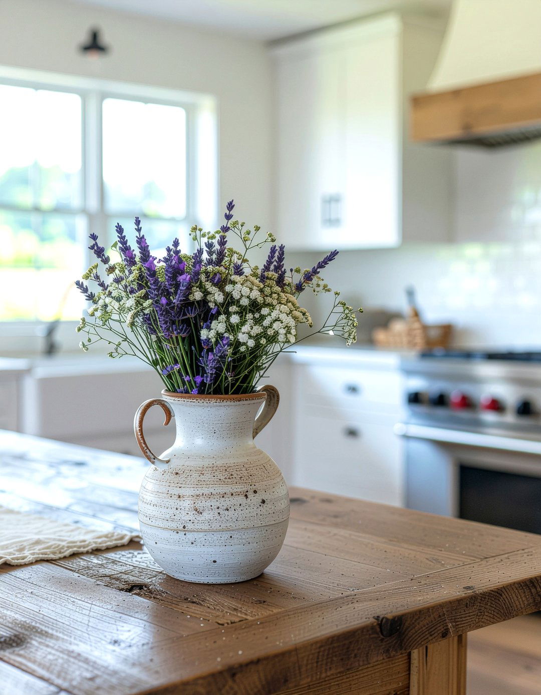 Dried Flower Bouquet - 30 kitchen centerpiece ideas