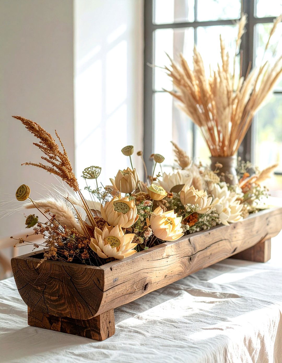 Dried Flower Centerpiece - 30 dried flower ideas