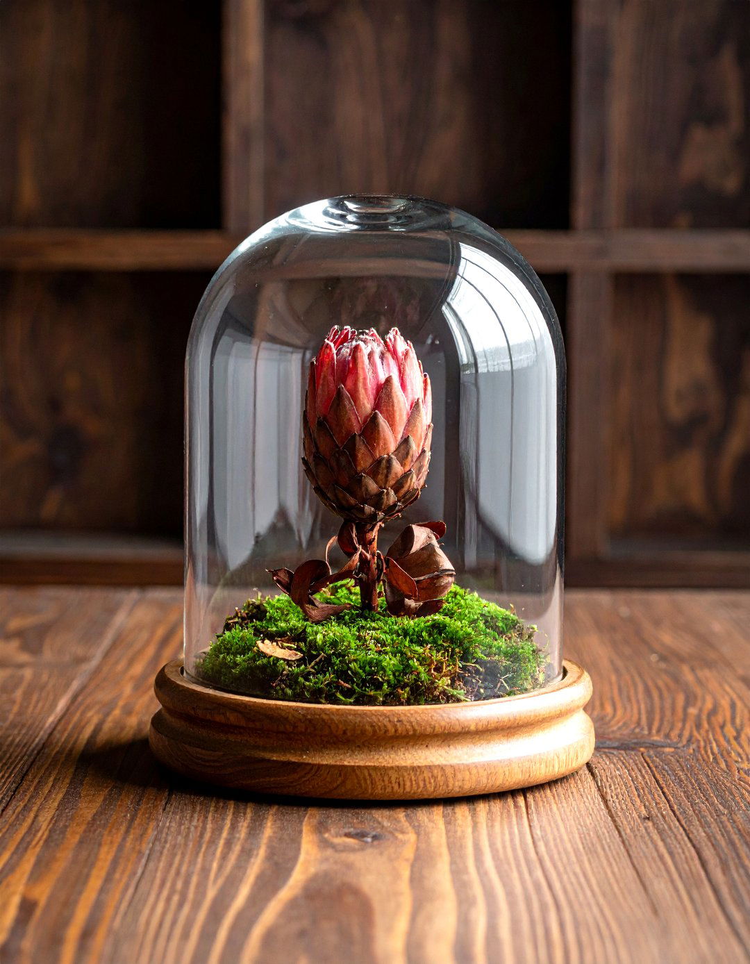 Dried Flower Cloche - 30 dried flower ideas