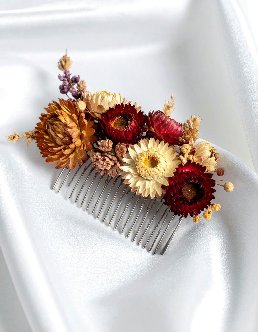 Dried Flower Hair Accessory - 30 dried flower ideas