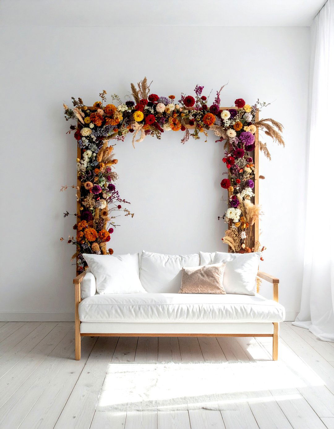 Dried Flower Monogram - 30 dried flower ideas