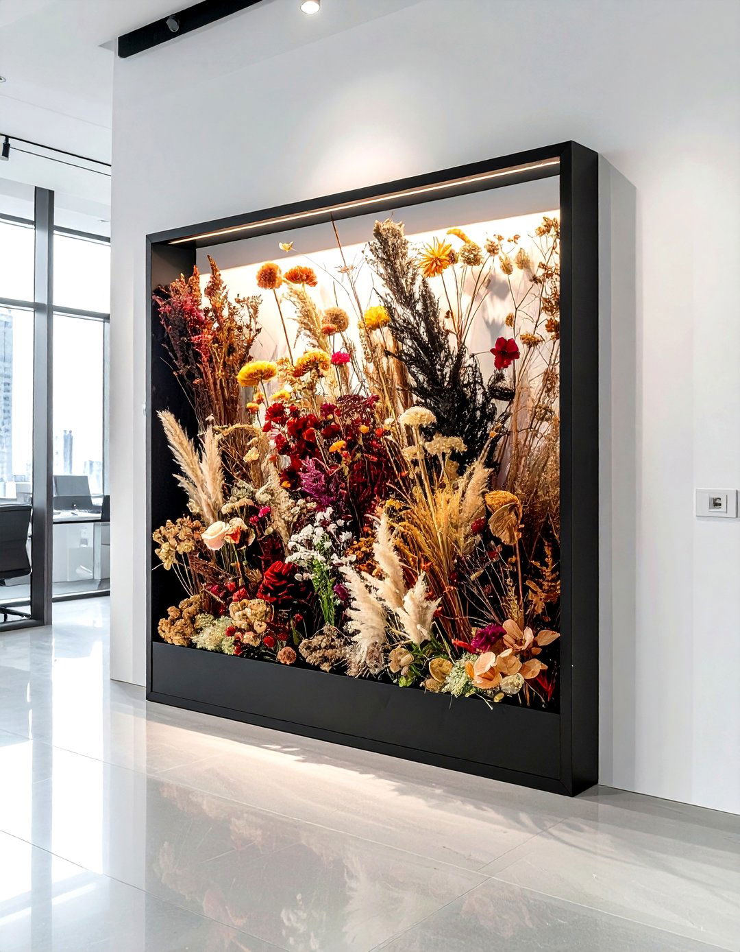 Dried Flower Shadow Box Art - 30 dried flower ideas