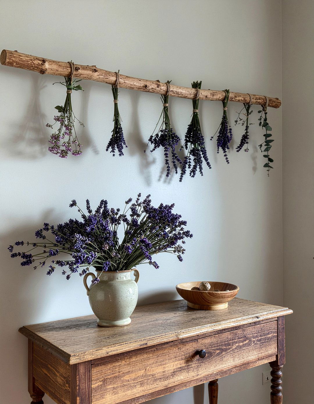 Dried Flower Wall - 30 handmade bedroom ideas