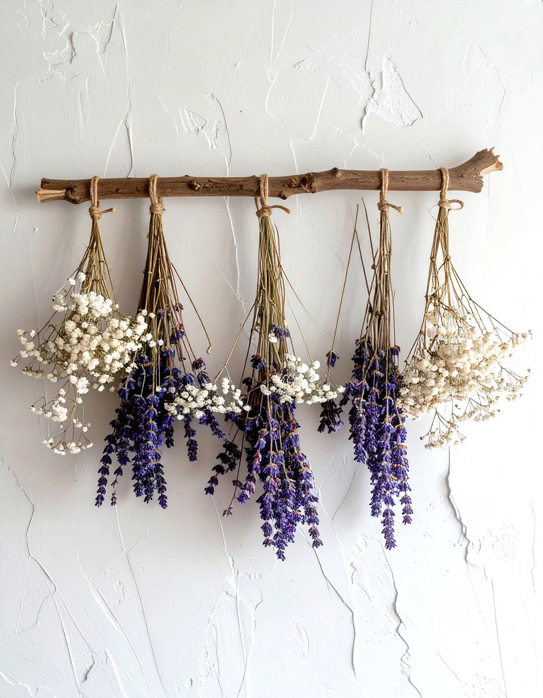 Dried Flower Wall Hanging - 30 dried flower ideas