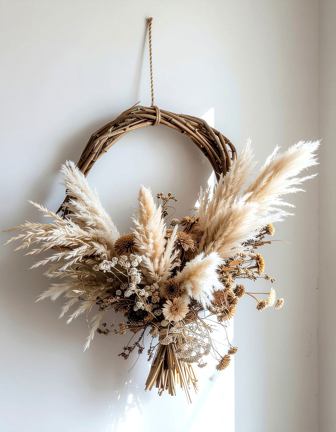 Dried Flower Wreath - 30 everyday flower ideas