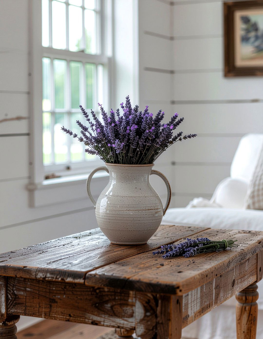 Dried Lavender Bouquet - 30 living room aromatherapy ideas