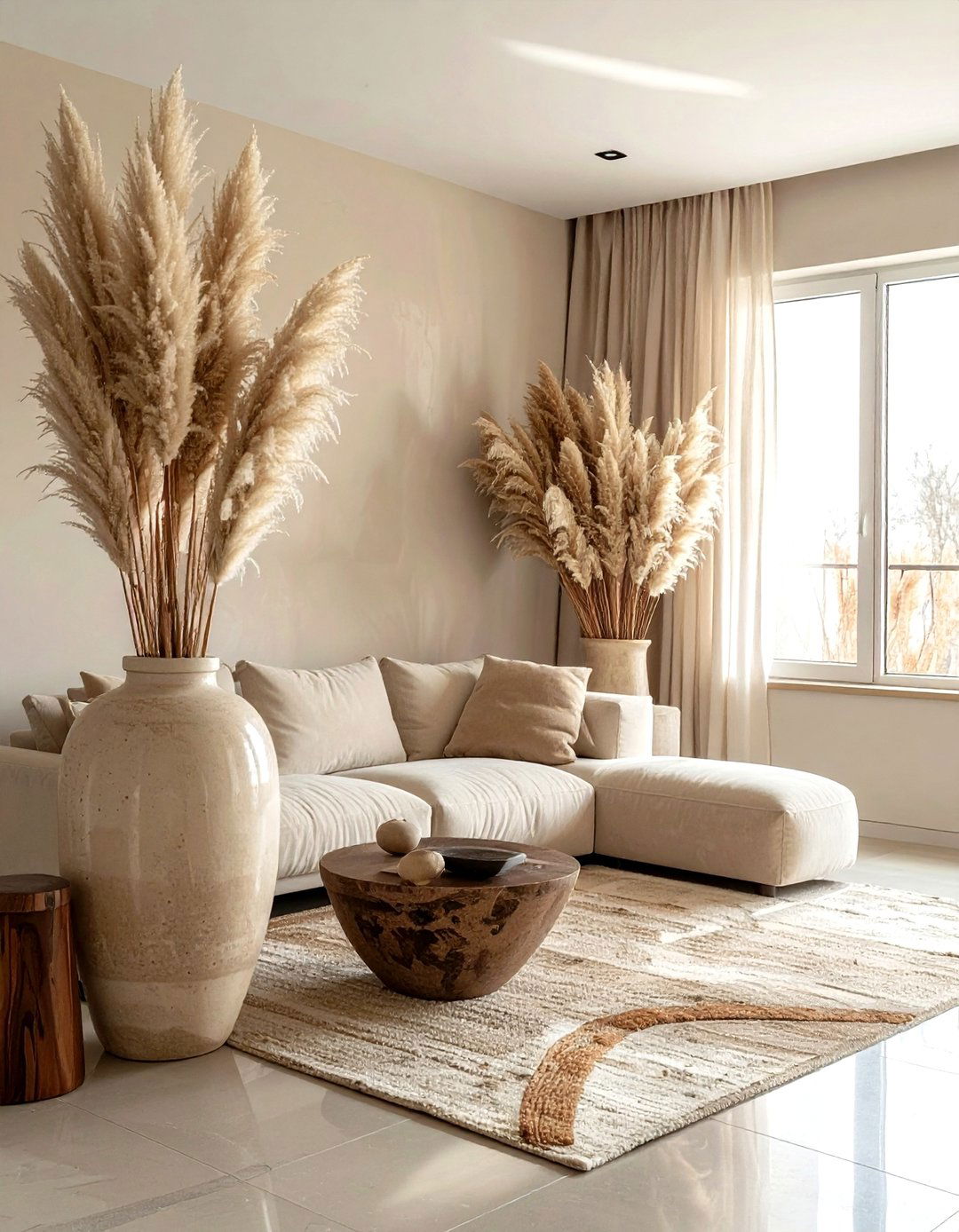 Dried Pampas Grass Decor - 30 simple decor ideas
