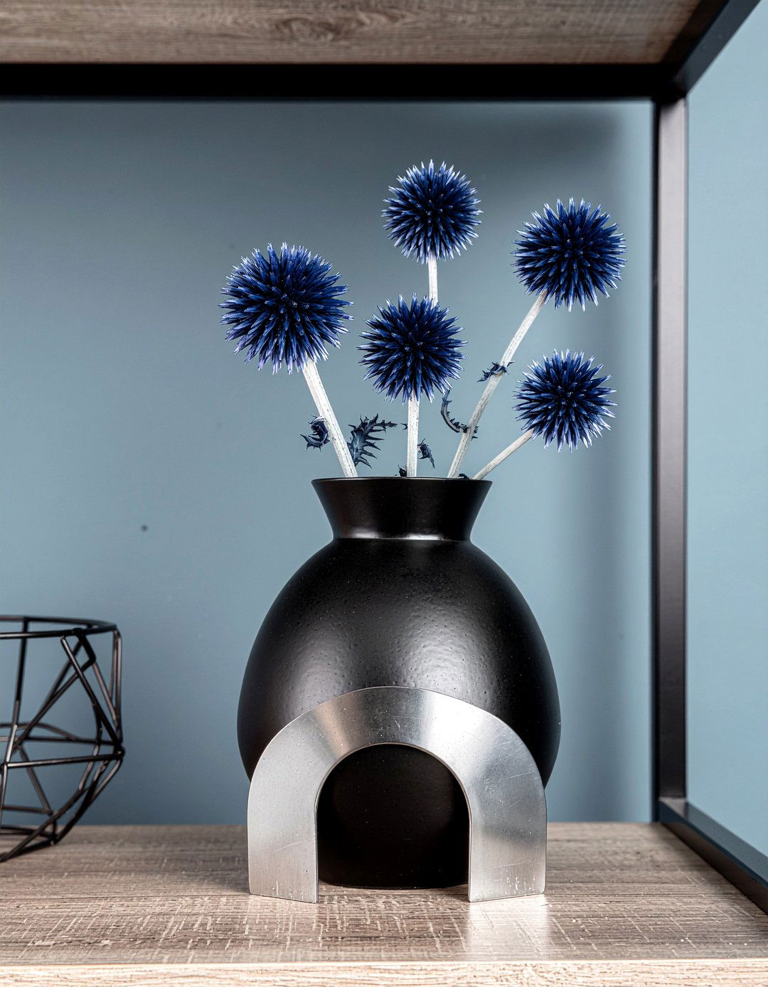 Dried Thistle Blue Decor - 30 living room dried flowers