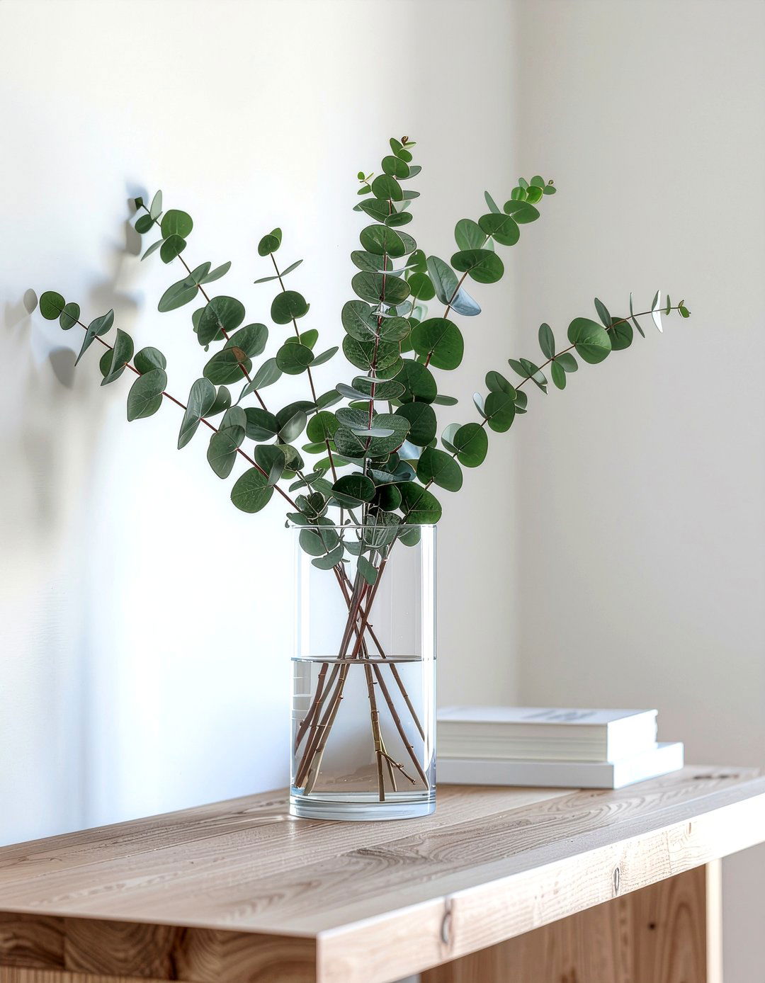 Dried eucalyptus vase arrangement - 30 eucalyptus decor ideas