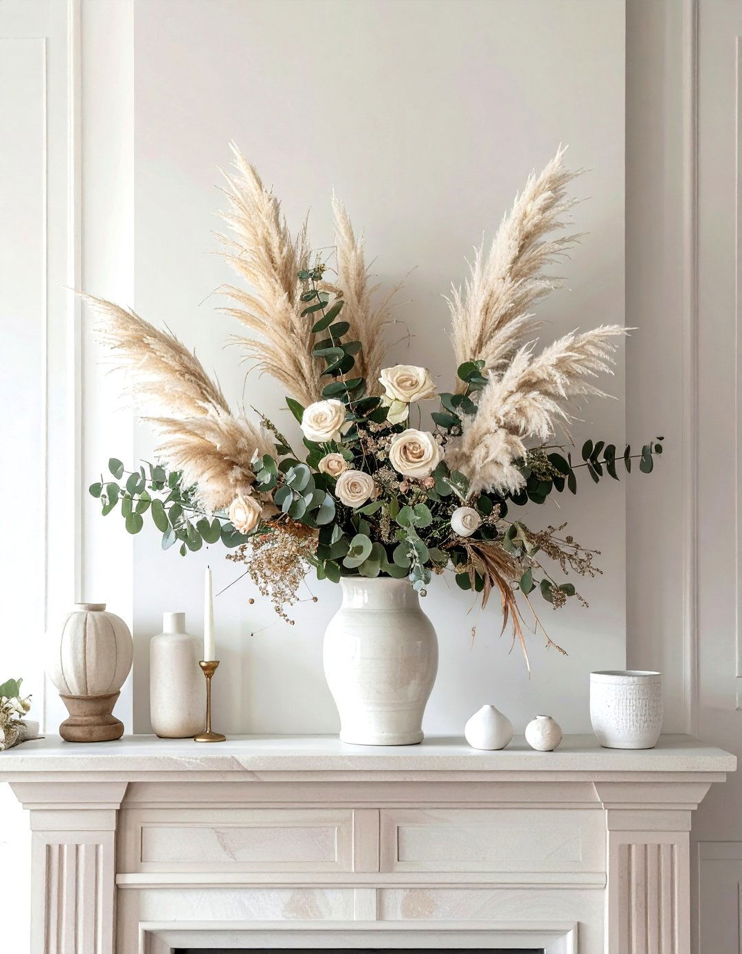 Dried flower arrangement - 30 botanical decor ideas