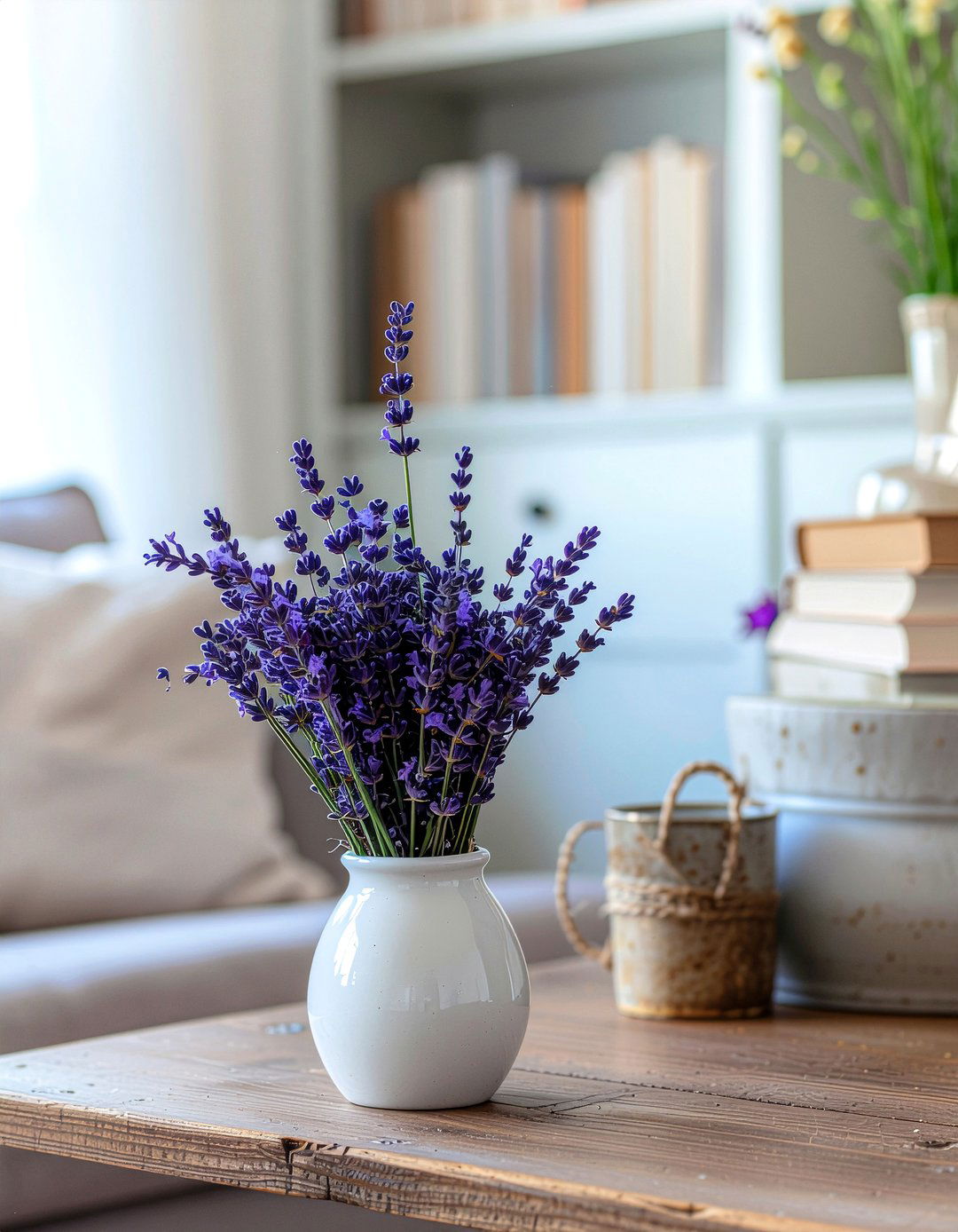 Dried lavender bundle - 30 living room flower arrangements