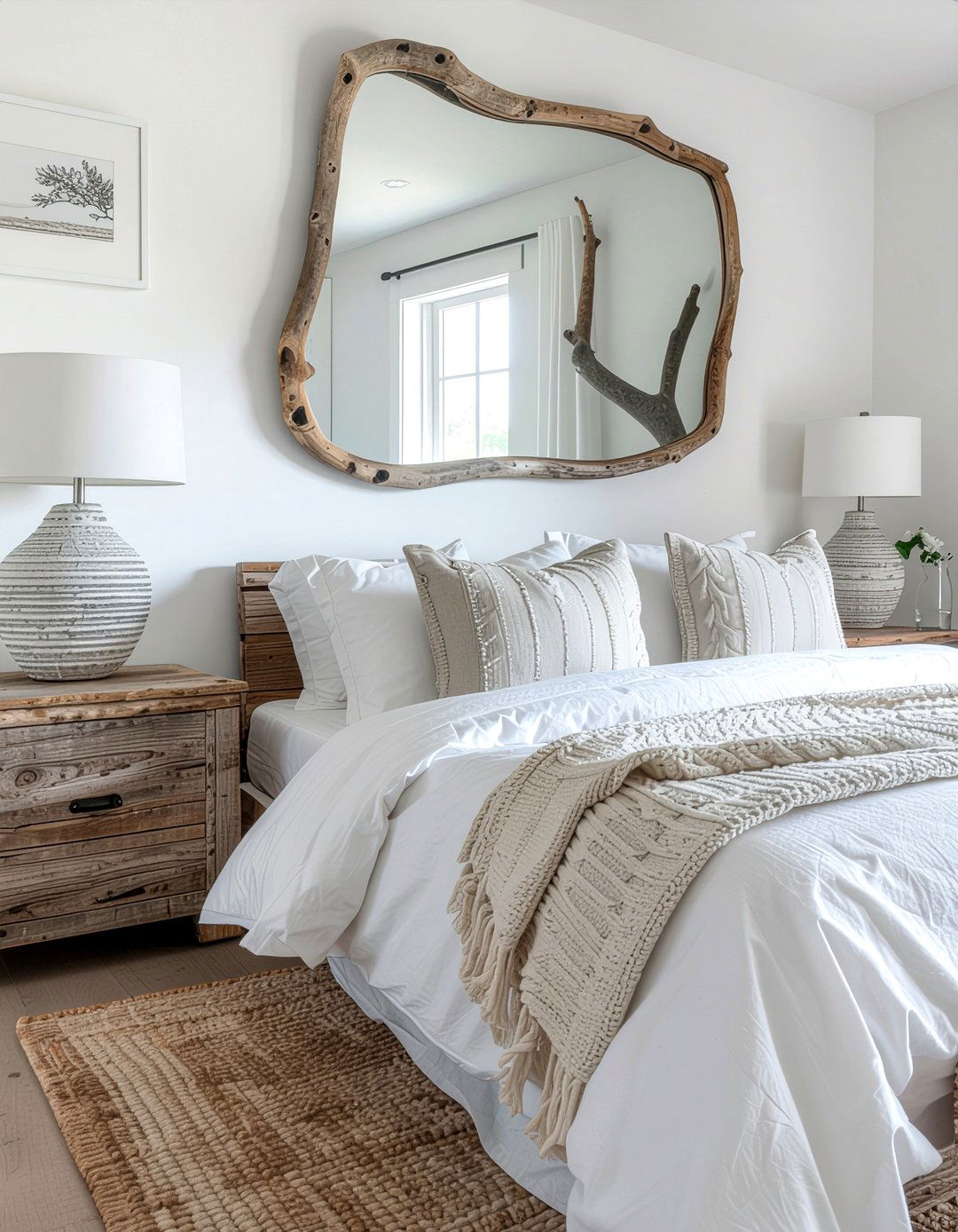 Driftwood Bedroom Decor - 30 beach house bedroom ideas